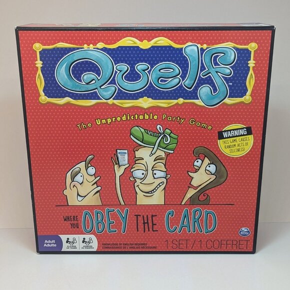 Quelf The Unpredictable Party Board Game by Spin Master, OPEN BOX - Picture 1 of 7
